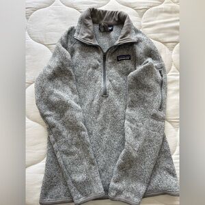 Patagonia Light Gray Fleece Jacket